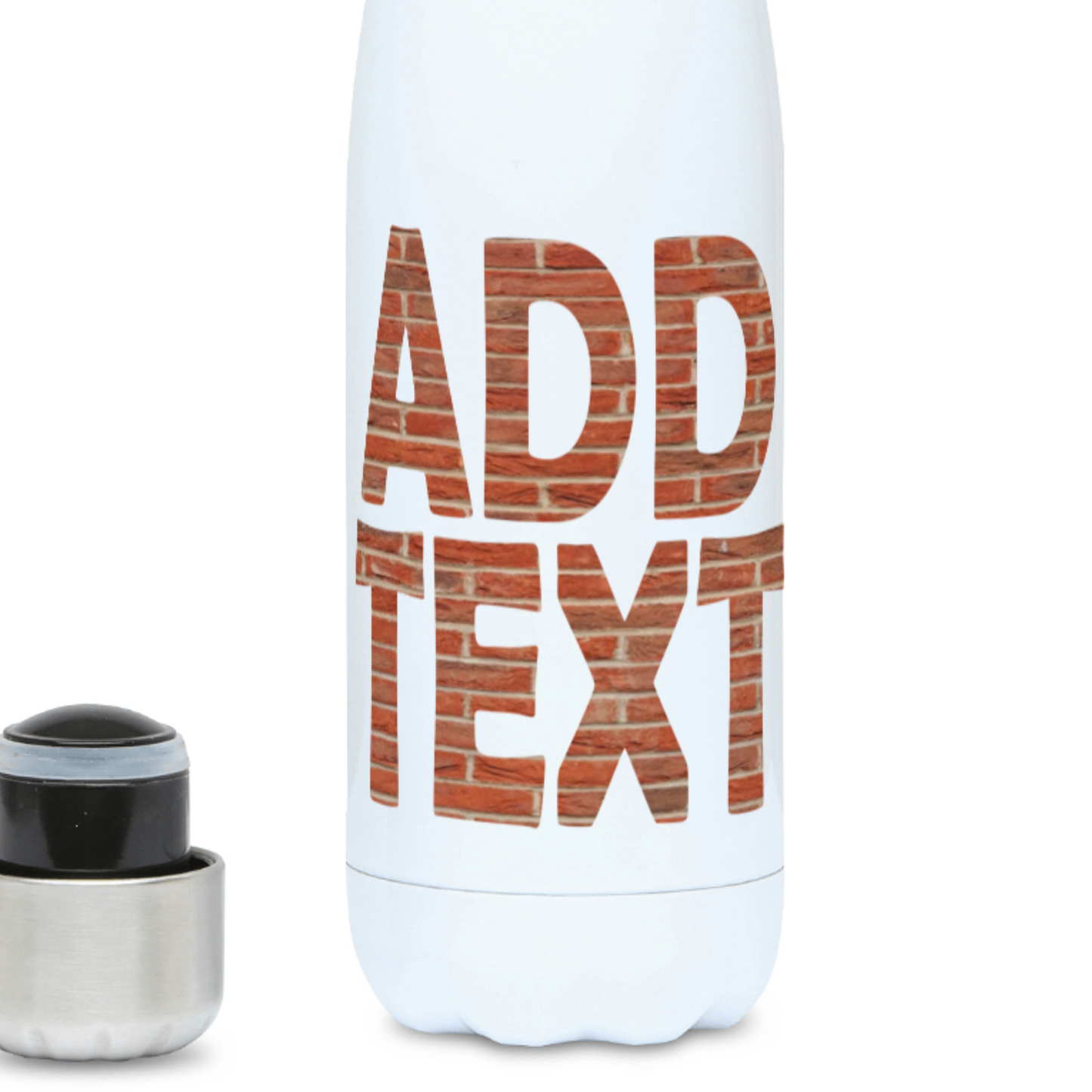 Funny Builder Bum Flask | Funny Gift for Workman - Workwoman - Ground Worker - Site Worker Water Bottle