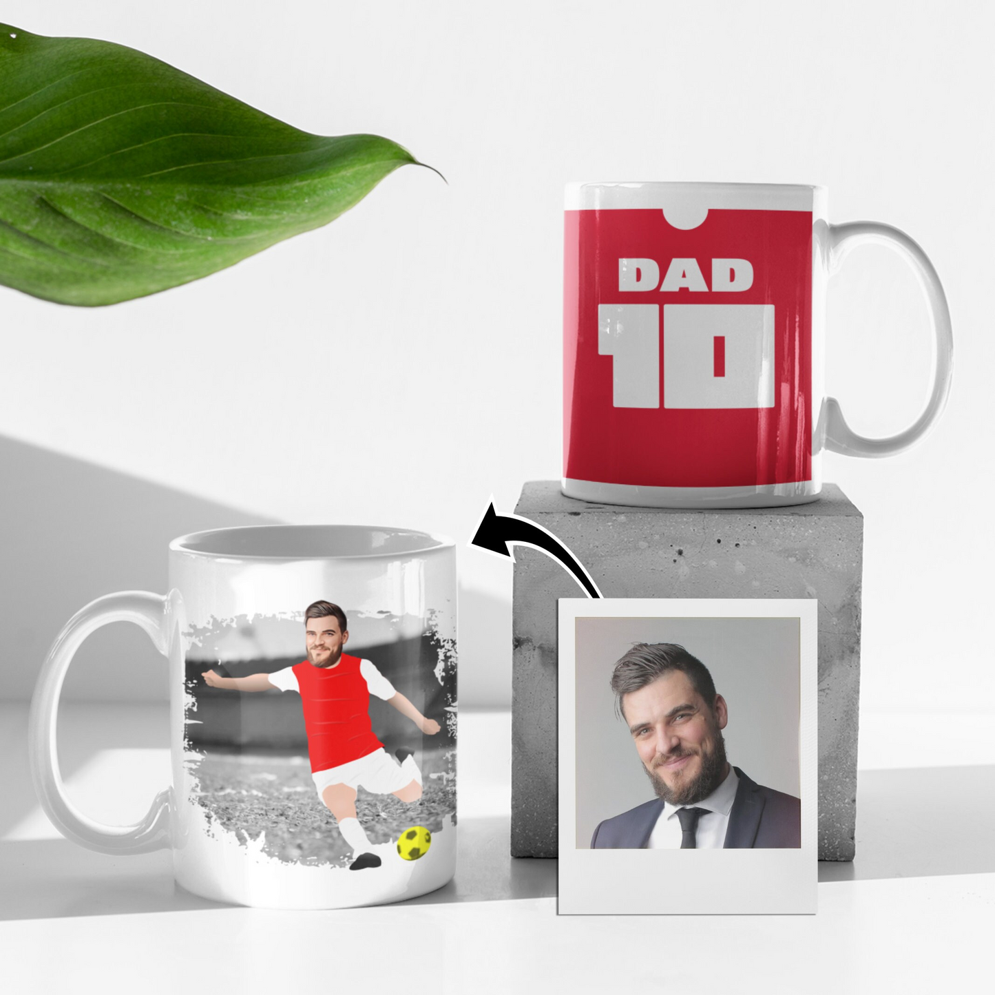 Football | Soccer Player Shot Mug - Any Team Colours