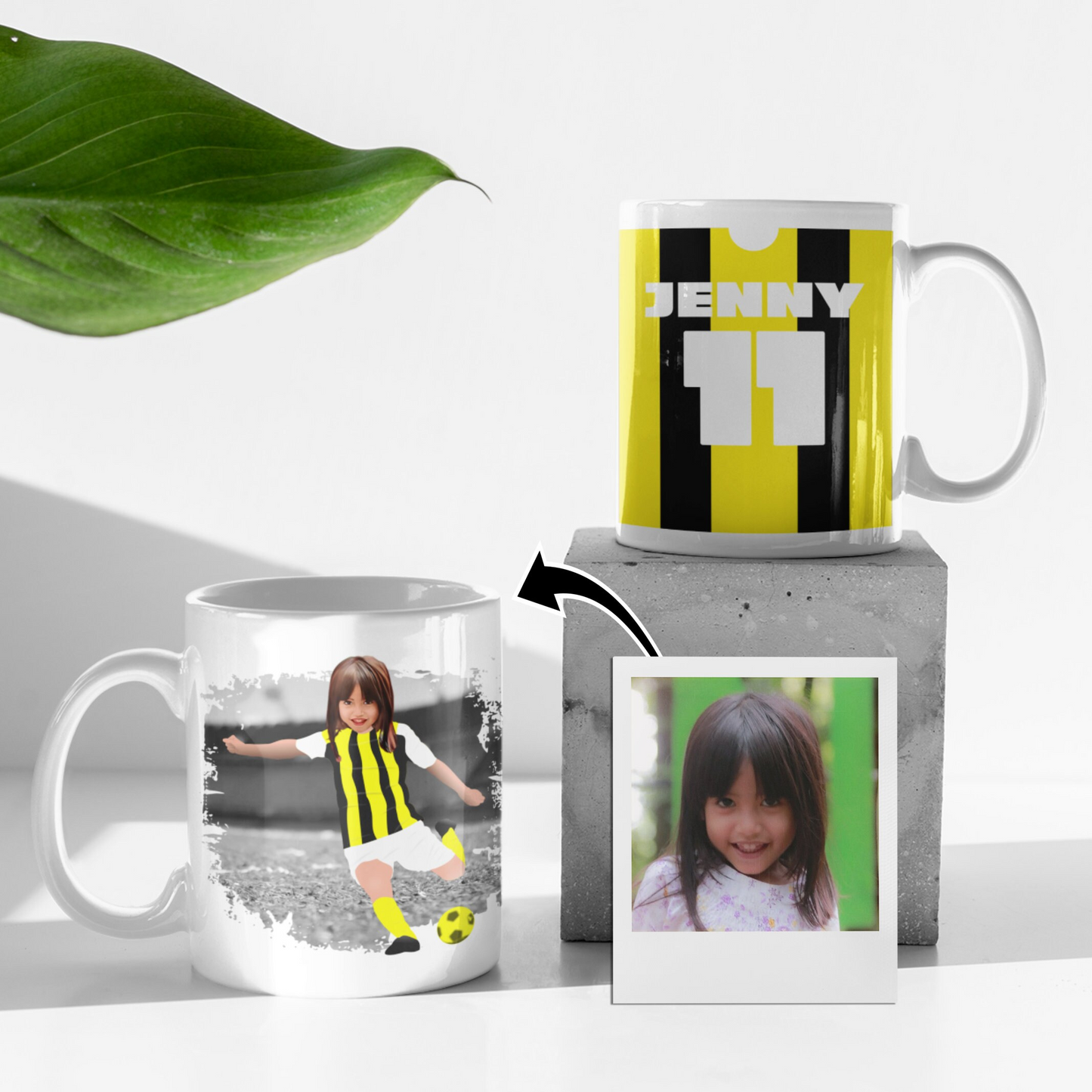 Football | Soccer Player Shot Mug - Any Team Colours