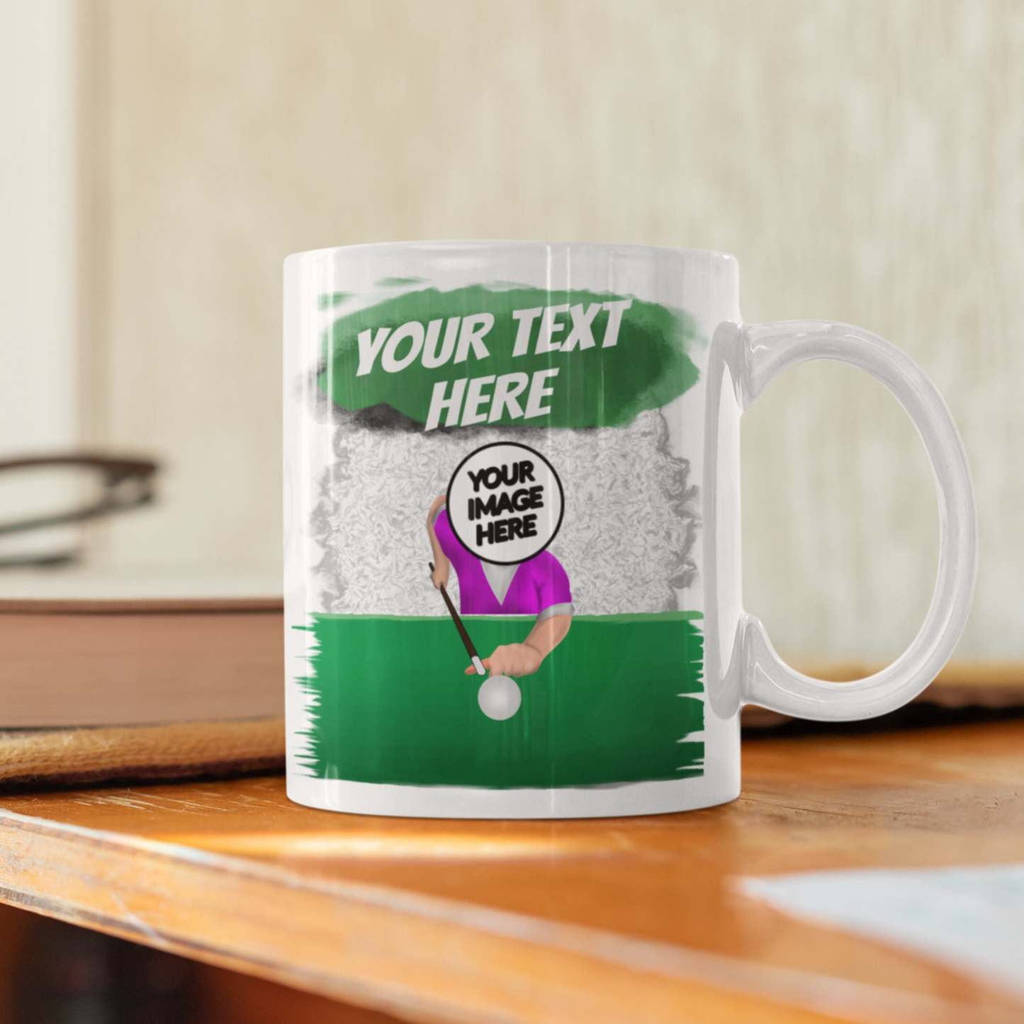 Snooker | Pool Player Custom Photo Mug