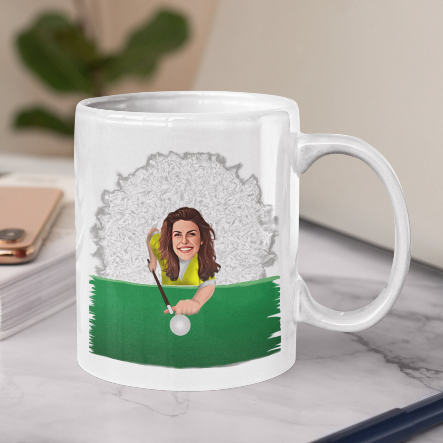 Snooker | Pool Player Custom Photo Mug