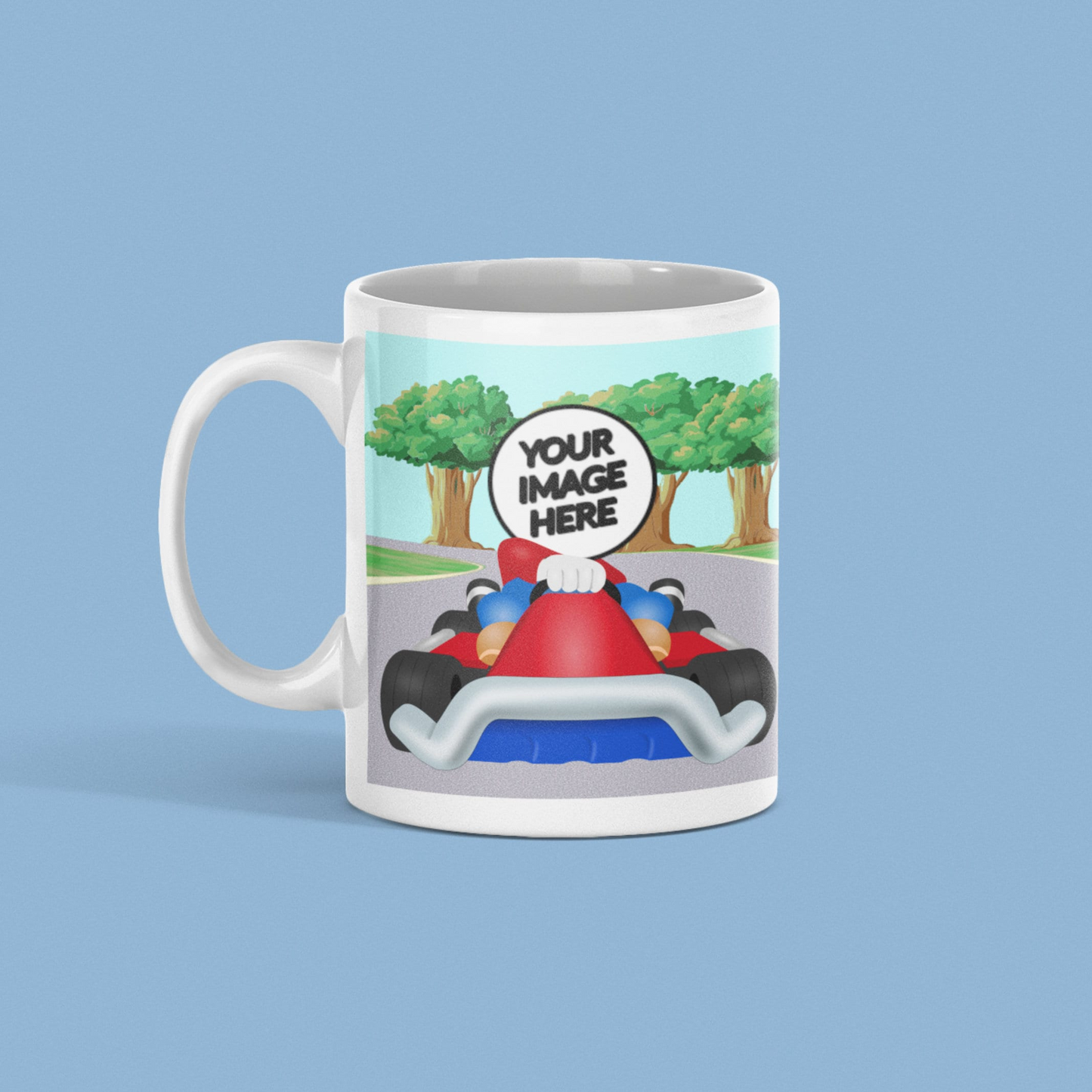 Super Daddio | Mario-Inspired Design Custom Photo Mug