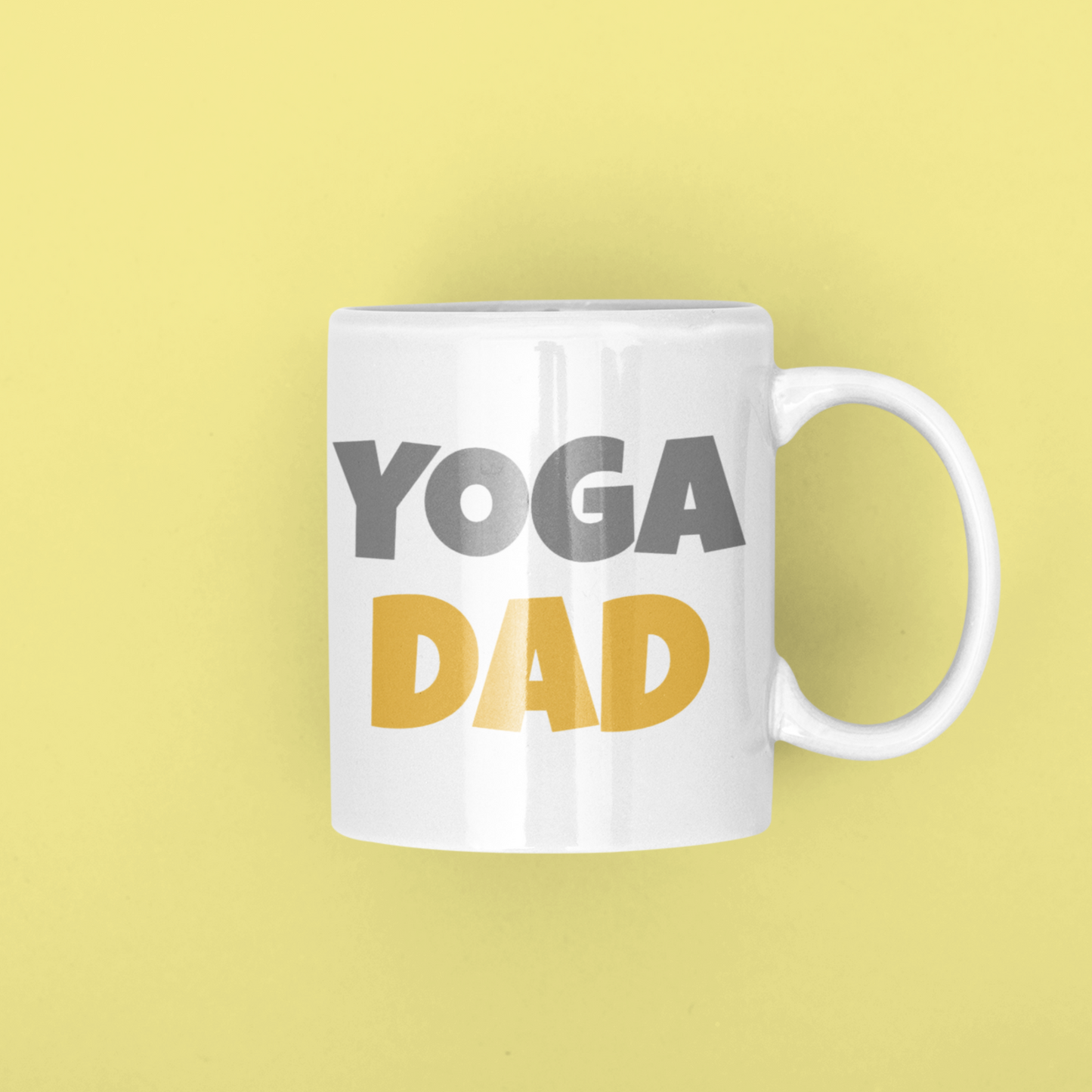 Funny Yoga Man Pose Mug