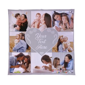 Photo Collage Fleece Blanket