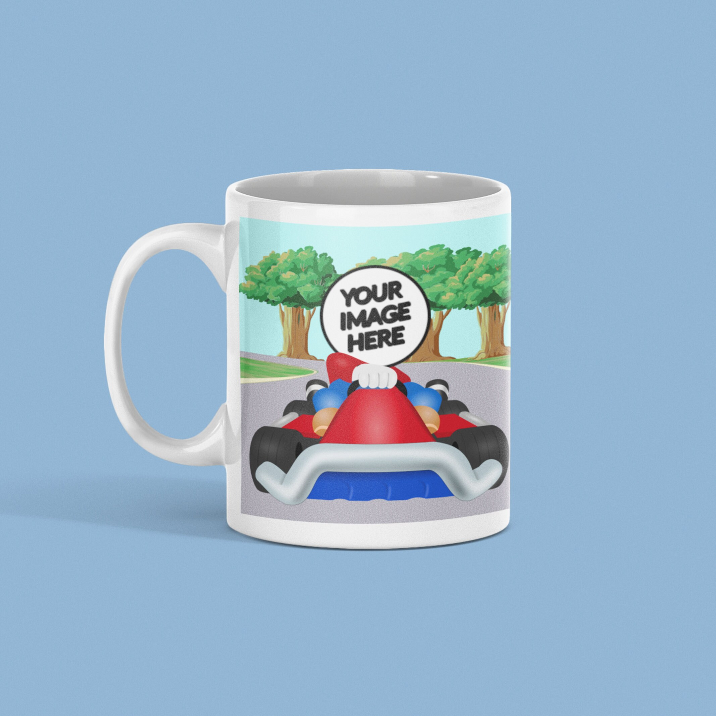 Super Mummio | Mario-Inspired Design Custom Photo Mug