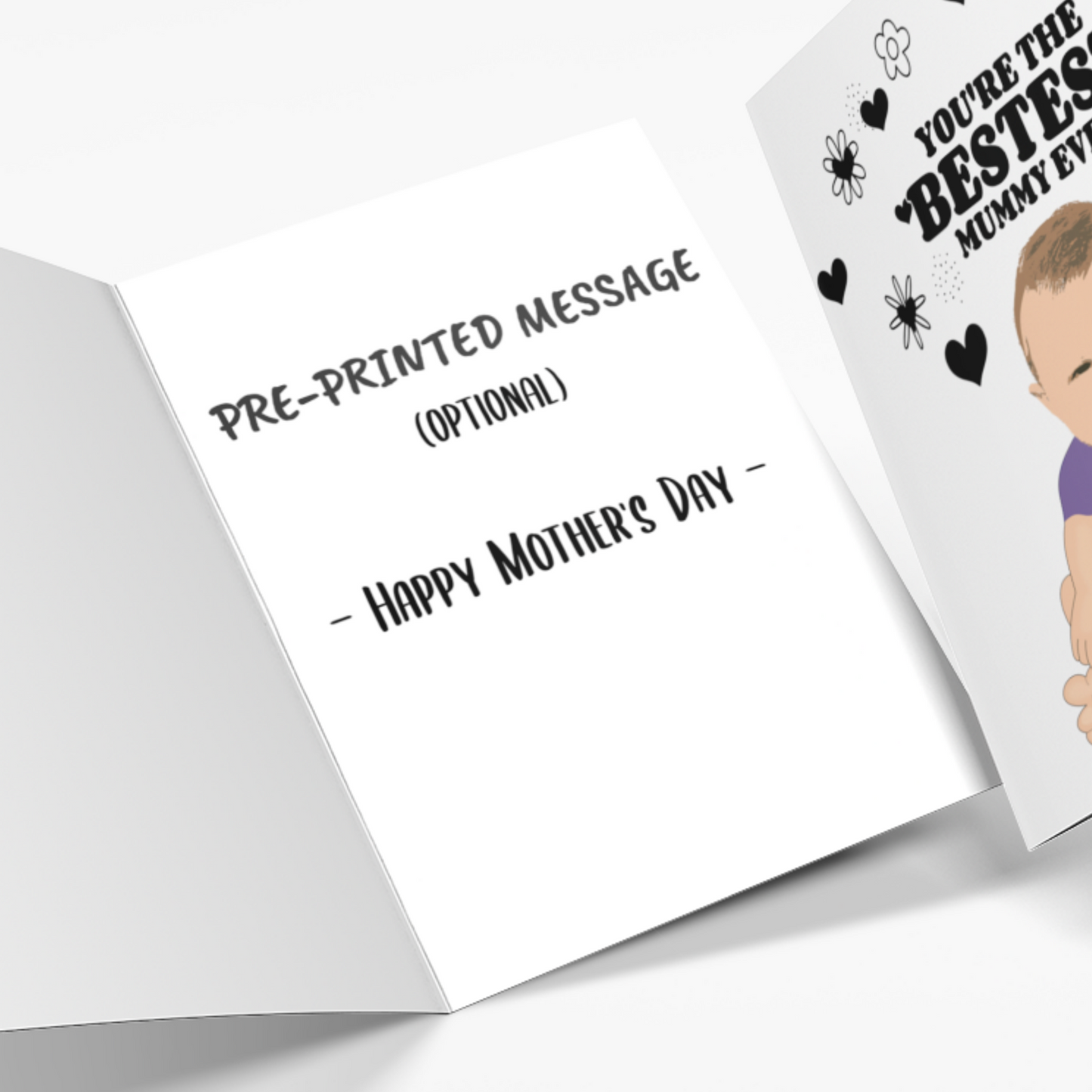 personalised gretting inside message example