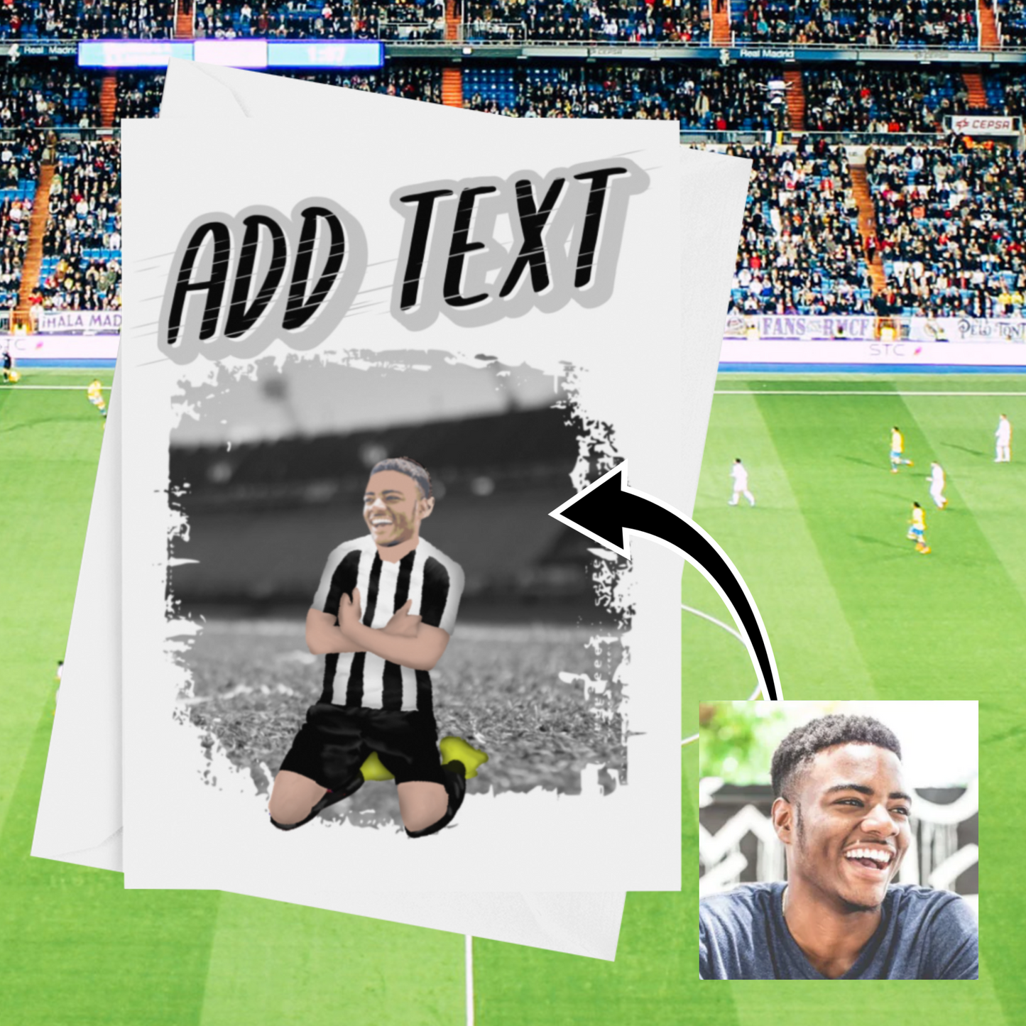 Custom Football | Soccer Card | Any Team Colours