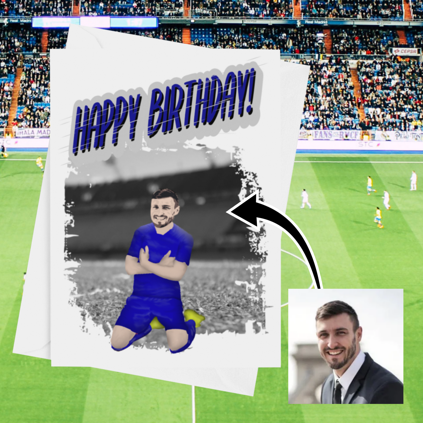 Custom Football | Soccer Card | Any Team Colours