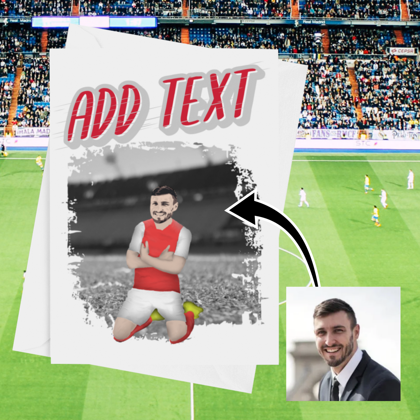 Custom Football | Soccer Card | Any Team Colours