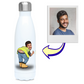 Funny Builder Bum Flask |  Funny Gift for Workman - Workwoman - Ground Worker - Site Worker Water Bottle