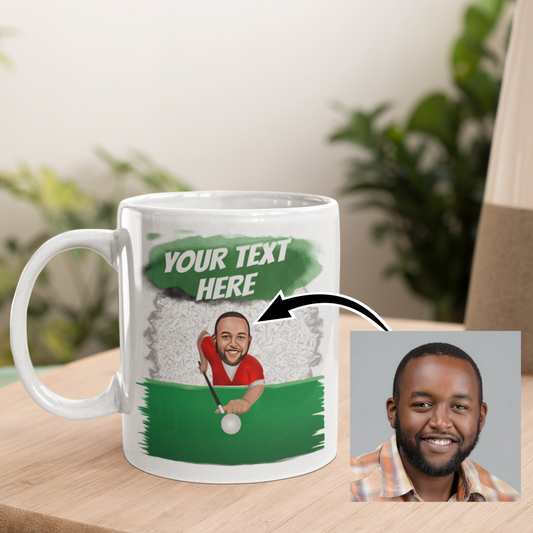 Snooker | Pool Player Custom Photo Mug