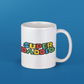Super Daddio | Mario-Inspired Design Custom Photo Mug