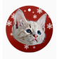 Xmas Snowflakes Custom Head / Pet Christmas Tree Decoration - Ceramic Christmas Tree Ornament