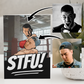 Funny Boxing Punch Statement Card | Double Photo Design